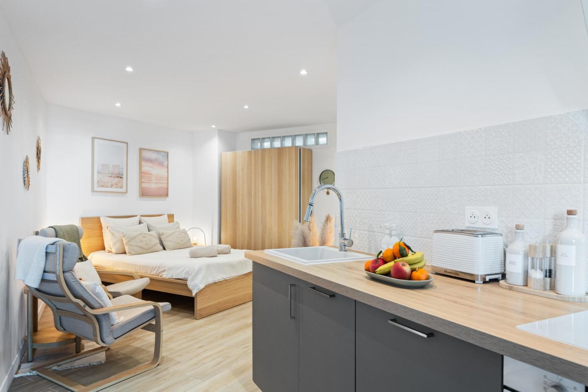 Appartement Bord De Mer « La Petite Ma-Line » Cagnes-sur-Mer Eksteriør billede