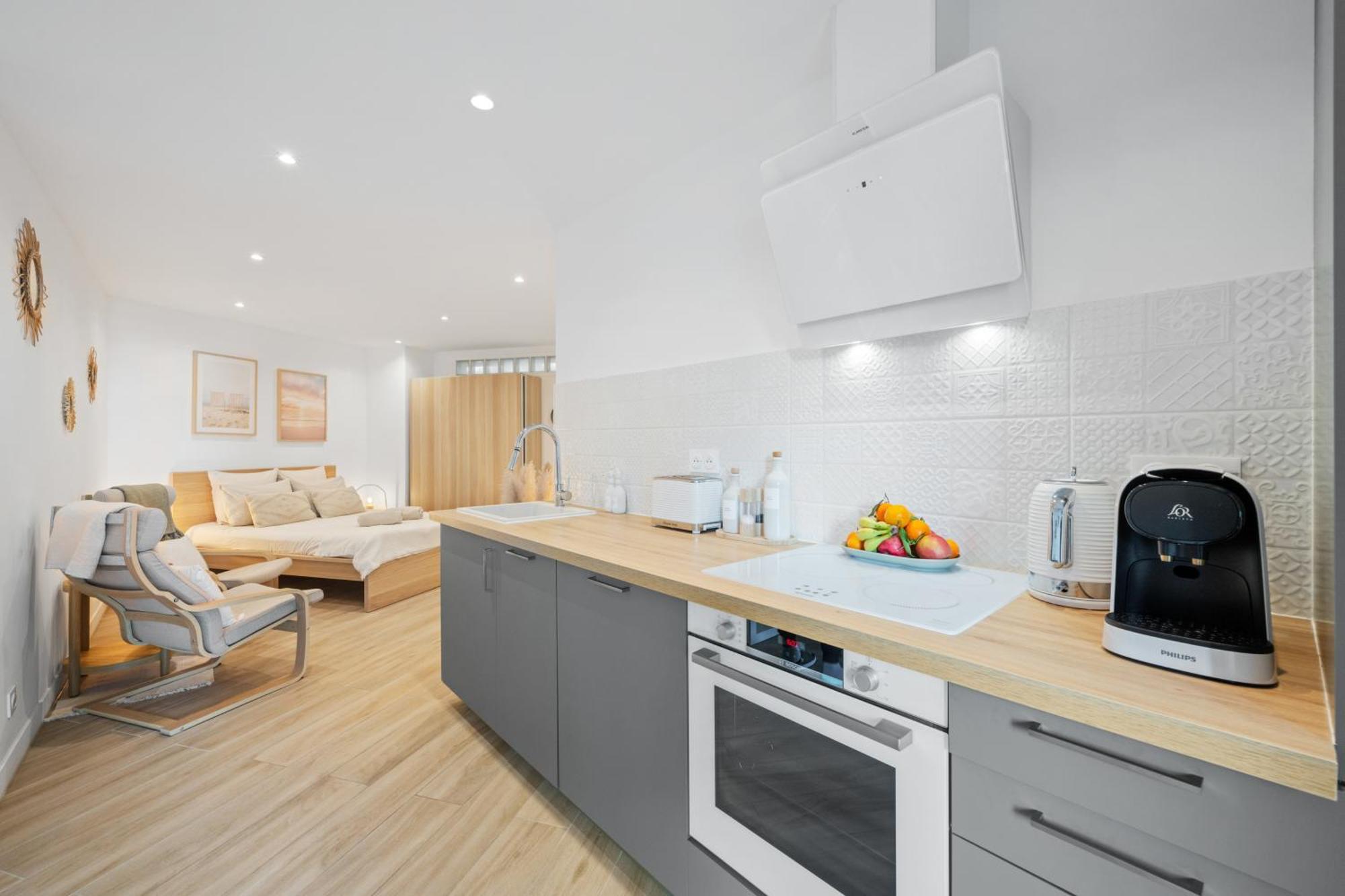 Appartement Bord De Mer « La Petite Ma-Line » Cagnes-sur-Mer Eksteriør billede